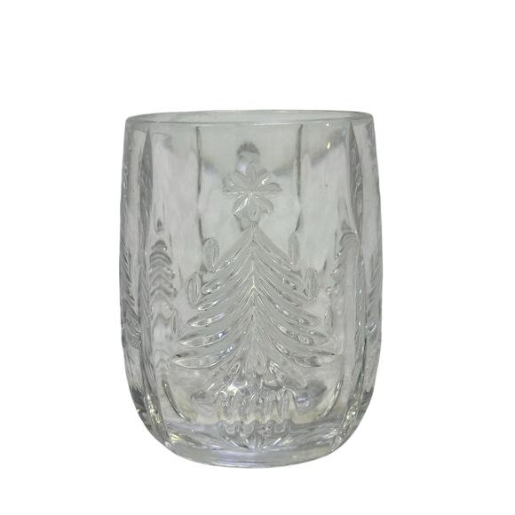 Mikasa Heavy Crystal Prism Christmas Tree Mug - Picture 2 of 6